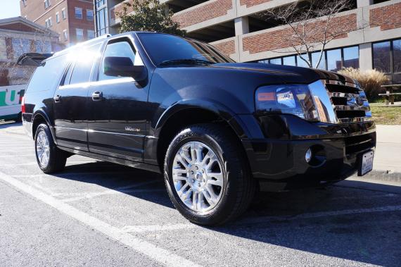 black suv faced right