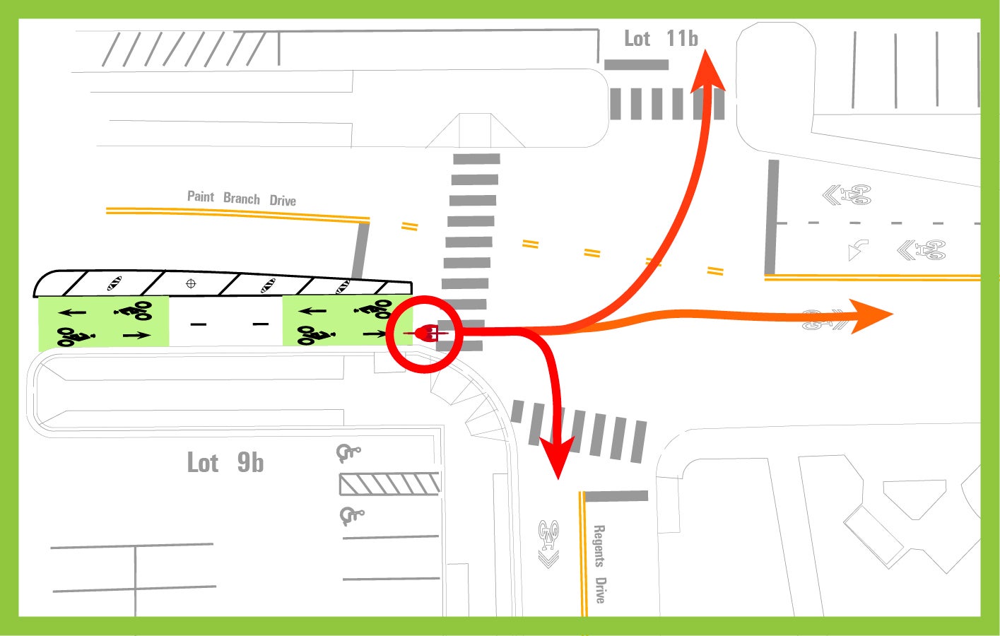 Tip 3: Exiting bike lane